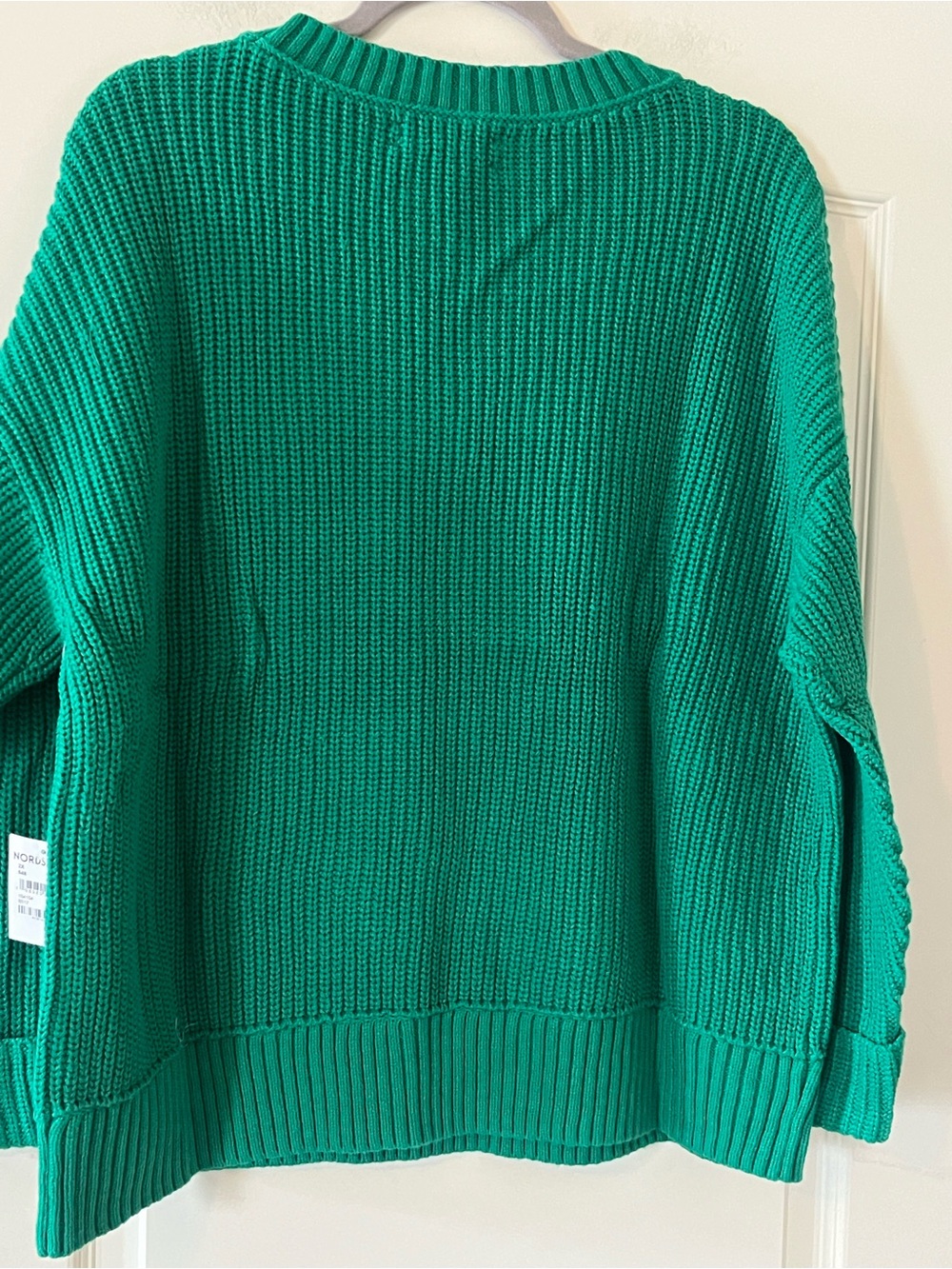 Lucky Brand Green Ribbed Crewneck Sweater Women’s Size 1X - Picture 12 of 13